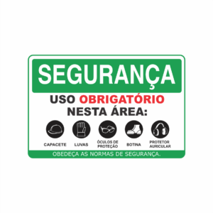 SE-34 SEGURANÇA USO OBRIGATÓRIO NESTA ÁREA