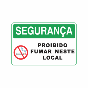 SE-47 PROIBIDO FUMAR NESTE LOCAL