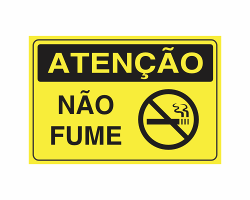 AT-22 ATENÇÃO NÃO FUME