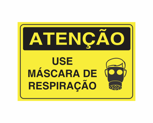 AT-27 ATENÇÃO MÁSCARA DE RESPIRAÇÃO