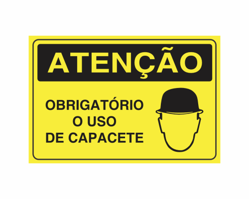 AT-30 ATENÇÃO OBRIGATÓRIO O USO DE CAPACETE