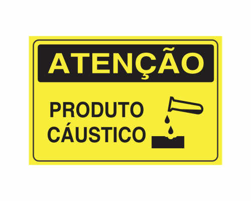 ATENÇÃO PRODUTO CÁUSTICO
