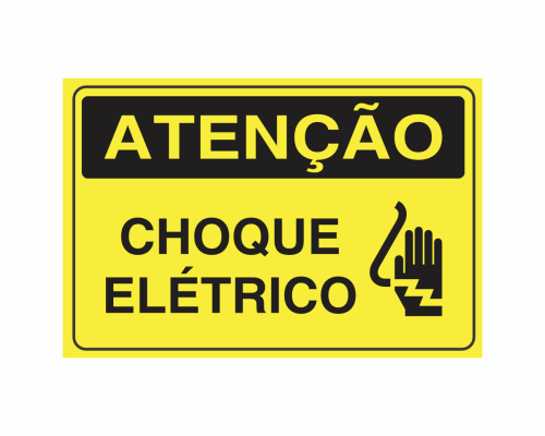 AT-41 ATENÇÃO CHOQUE ELÉTRICO