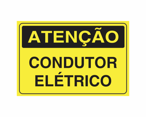 ATENÇÃO CONDUTOR ELÉTRICO