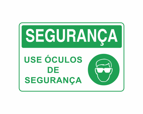 SE-45 USE ÓCULOS DE SEGURANÇA